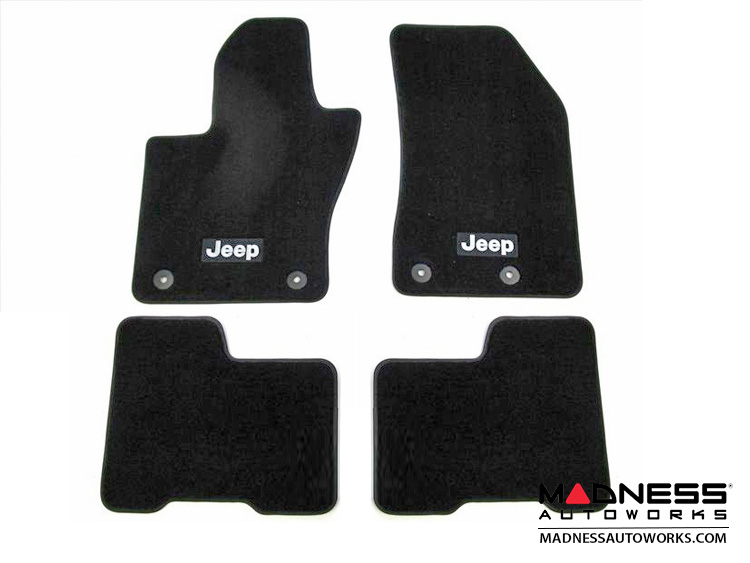 Jeep Renegade Floor Mats - Black Carpet